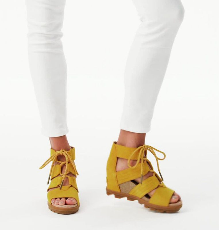 Sorel Dam Sandaler Gula - Joanie™ Ii Lace Wedge - WYI-691784